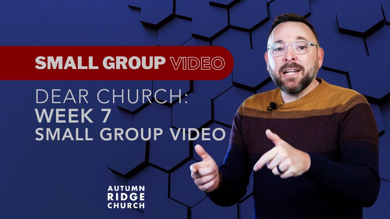 Small Group Video: Dear Church-The Church in Laodicea